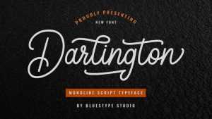 Darlington Font › Fontesk