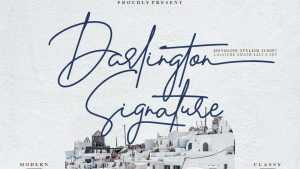 Darlington Font › Fontesk