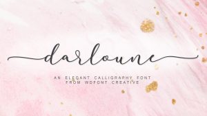 Darloune Script › Fontesk