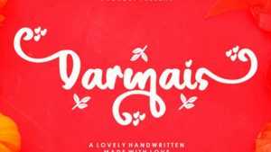 Darmais Script Font › Fontesk