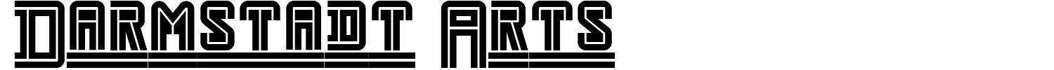 Darmstadt Arts Font