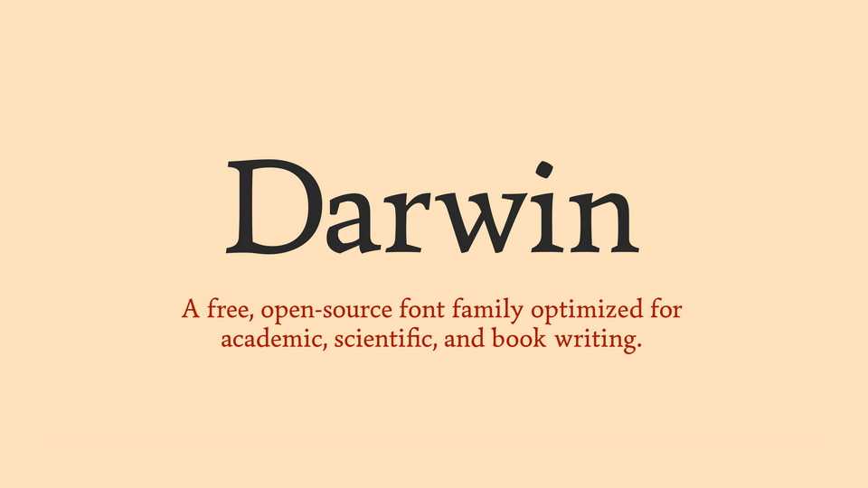 Darwin Font › Fontesk