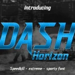 Dash Horizon Display Font - Fonte Grátis Dash Horizon Display Font