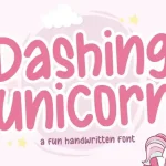 Dashing Unicorn Handwritten Font