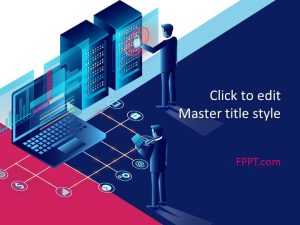 Data Center Company Profile PowerPoint Template