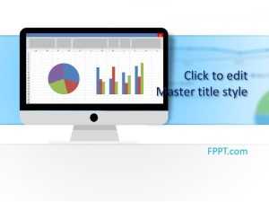 Data Chart PowerPoint Background