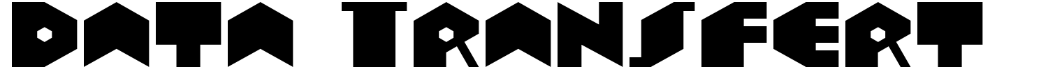 Data Transfert Font