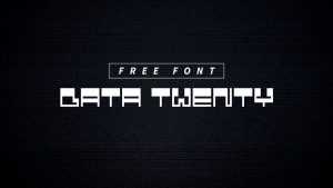 Data Twenty Font › Fontesk