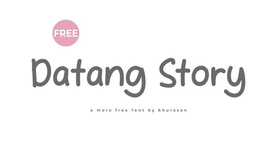 Datang Story Font › Fontesk