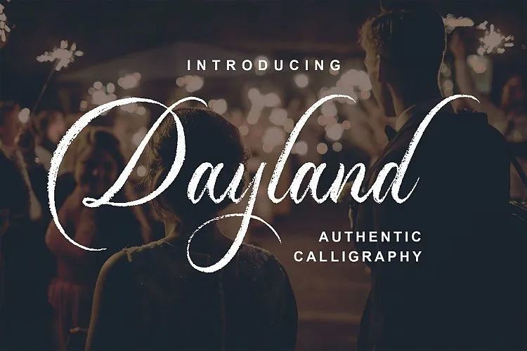 Dayland Calligraphy Font