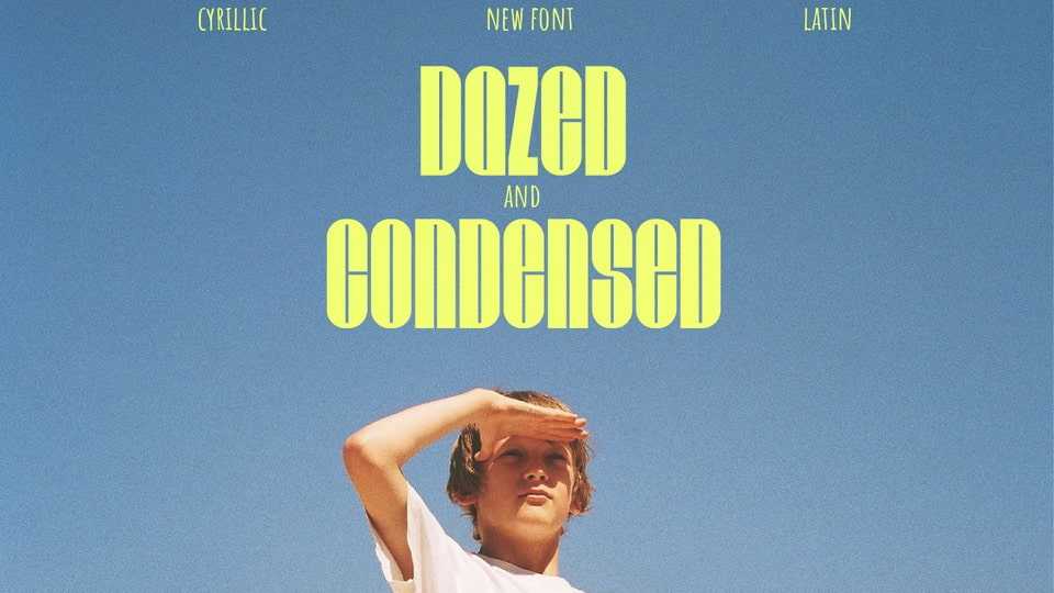 Dazed and Condensed Font › Fontesk