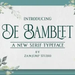 De Bambeet Serif Font