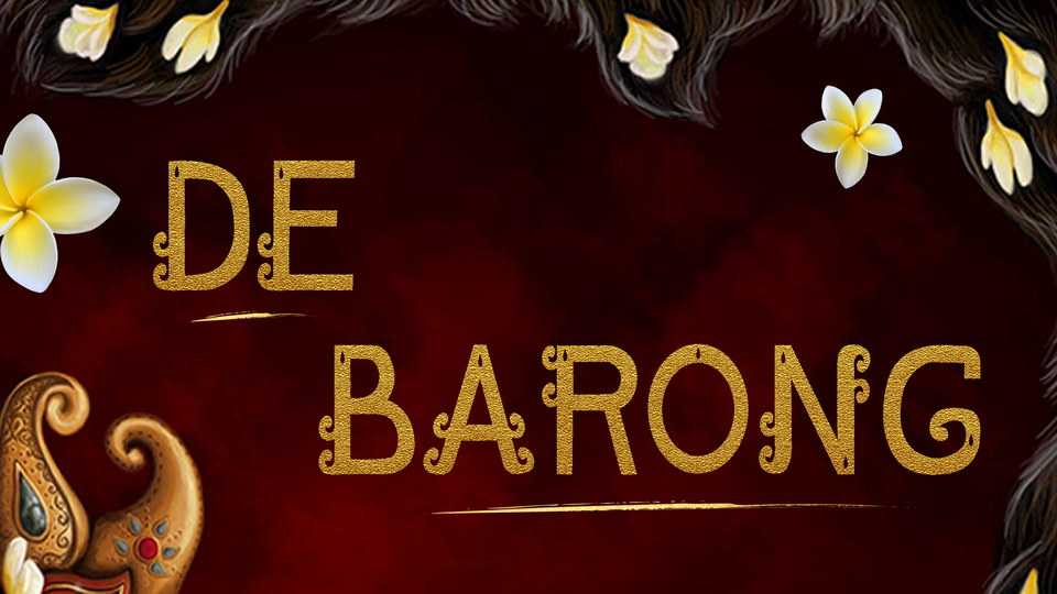 De Barong Font › Fontesk