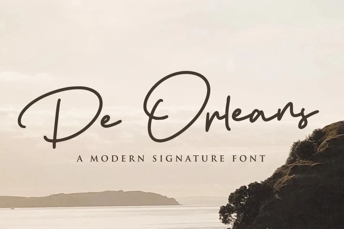De Orleans Handwritten Font