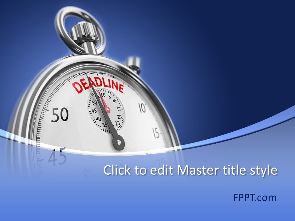 Deadline PowerPoint Template