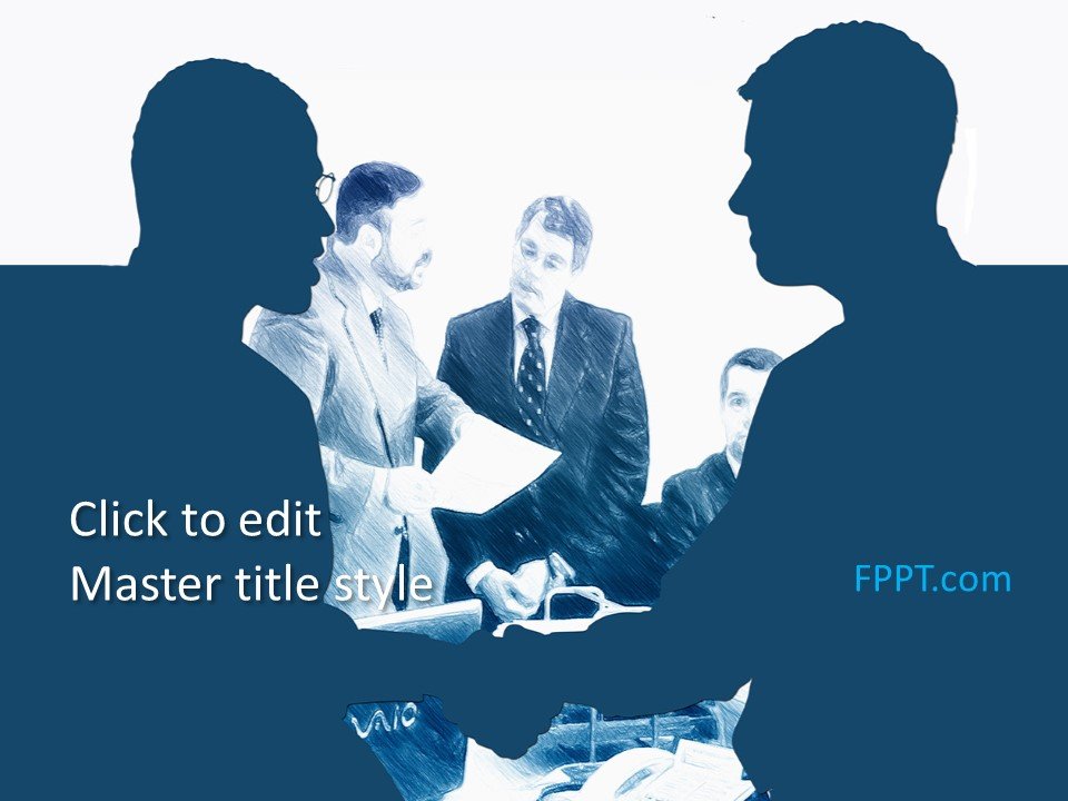 Deal Partnership PowerPoint Template