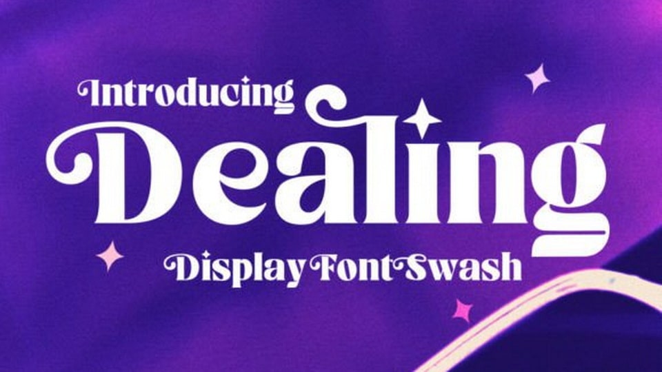 Dealing Display Font › Fontesk
