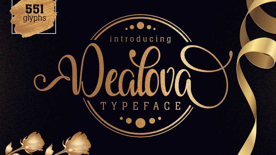 Dealova Script Font › Fontesk
