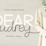 Dear Audrey Font Duo - Fonte Grátis Dear Audrey Font Duo