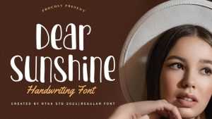 Dear Sunshine Font › Fontesk