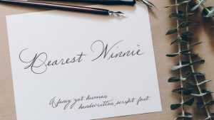 Dearest Winnie Font › Fontesk