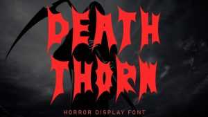 Death Thorn Font › Fontesk