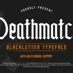 Deathmatch Display Font