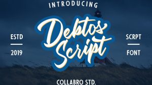 Debtos Script Font › Fontesk