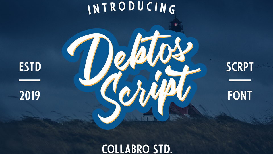 Debtos Script Font › Fontesk