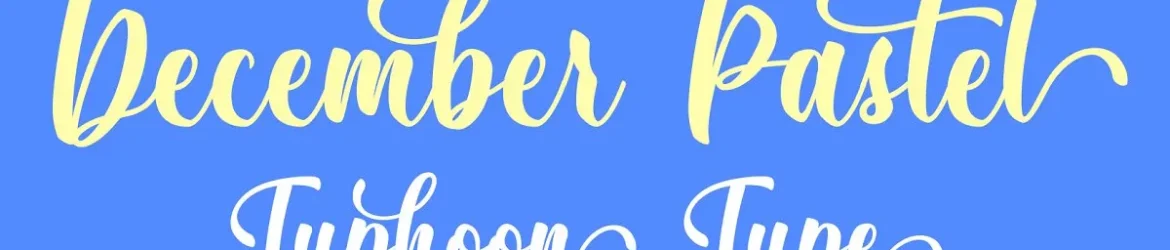 December Pastel Script Font