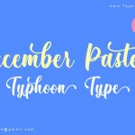 December Pastel Script Font