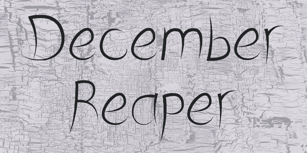 December Reaper Font