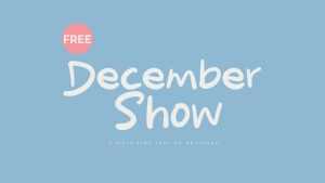 December Show Font › Fontesk