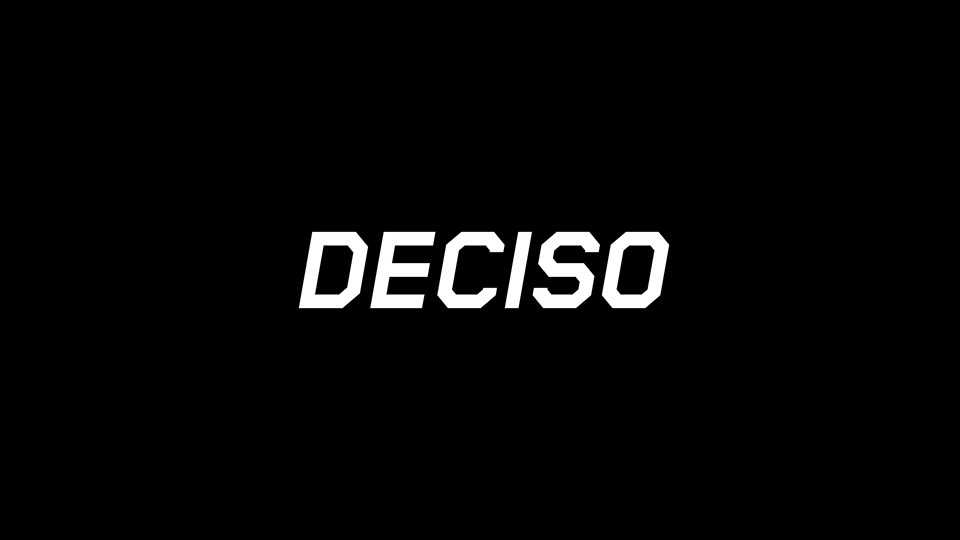 Deciso Typeface › Fontesk