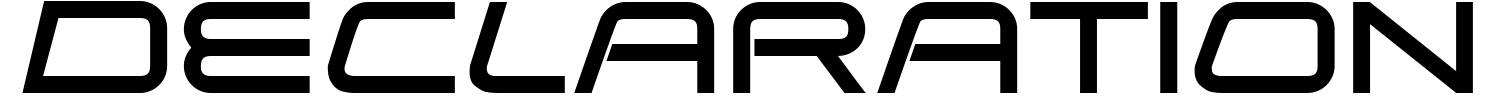 Declaration Font