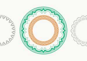 Decorative Round Frames Vector Pack