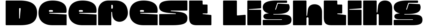 Deepest Lighting Font