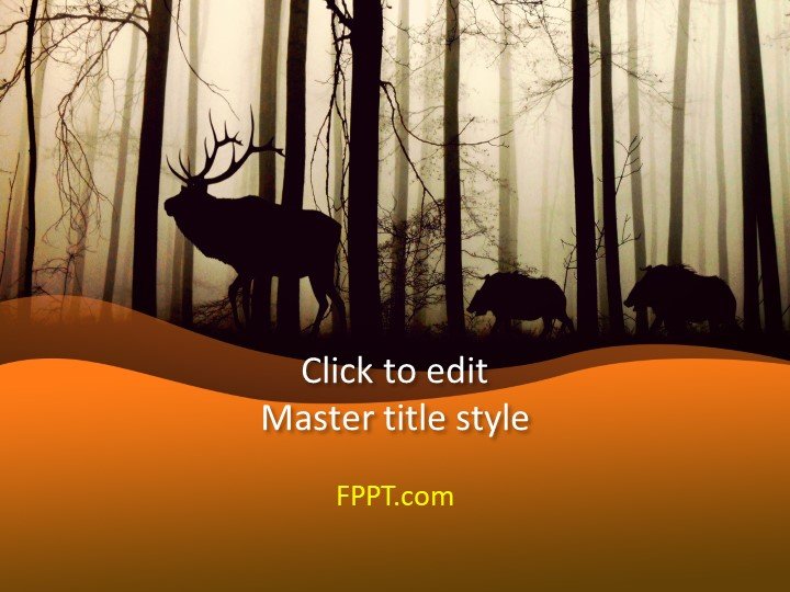 Deer PowerPoint Template