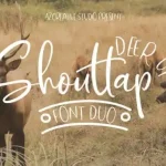 DeerUp Shouttap Font Duo