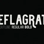 Deflagrate Font Family - Fonte Grátis Deflagrate Font Family