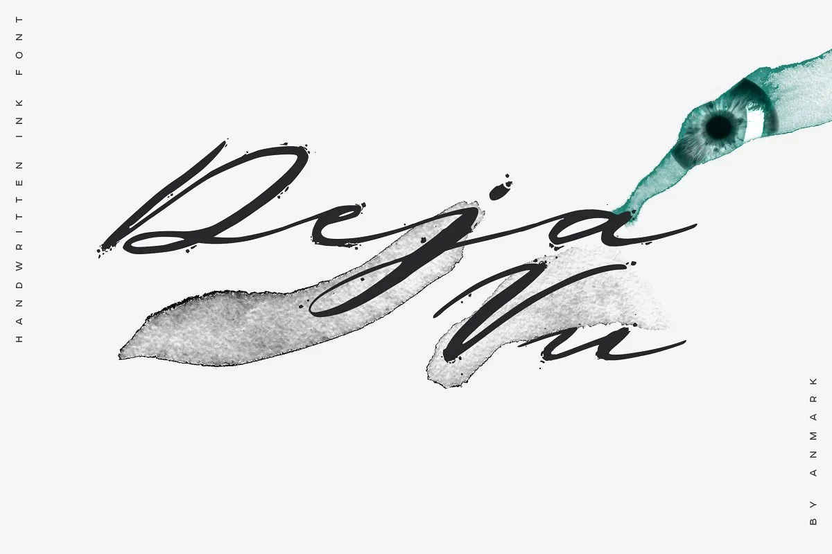 Deja Vu Handwritten Ink Font
