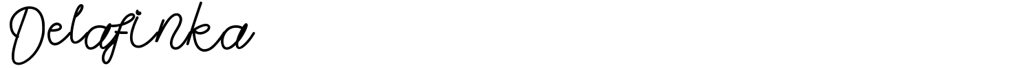 Delafinka Font