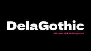 DelaGothic Font › Fontesk