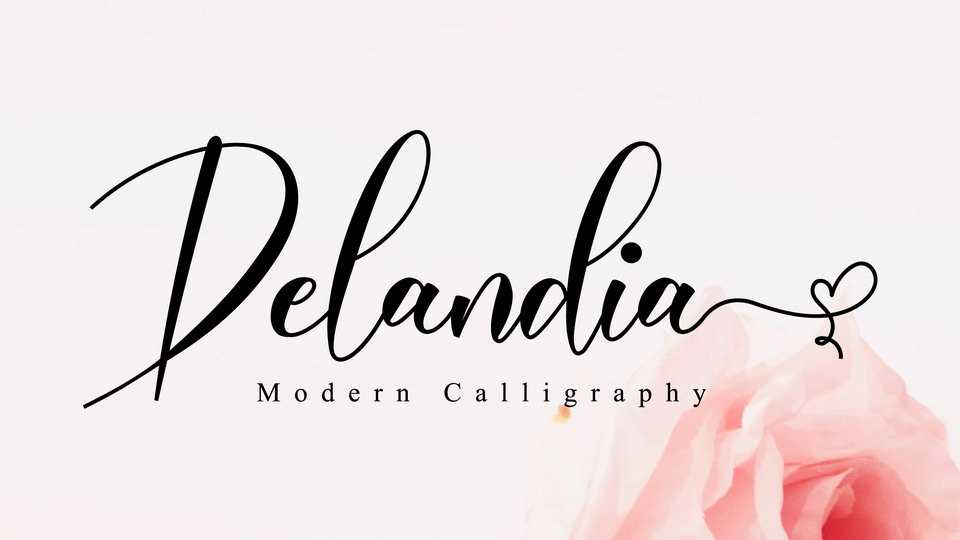 Delandia Script Font › Fontesk