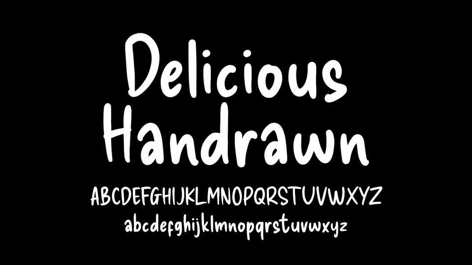 Delcious Handrawn Font › Fontesk