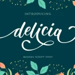 Delicia Font - Fonte Grátis Delicia Font
