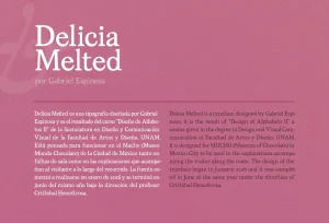 Delicia Melted Font