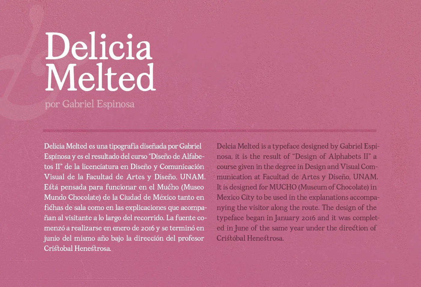 Delicia Melted Font