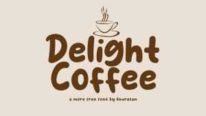 Delight Coffee Font › Fontesk