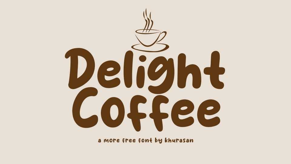 Delight Coffee Font › Fontesk